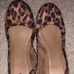 Cheetah Print Slip On Shoes